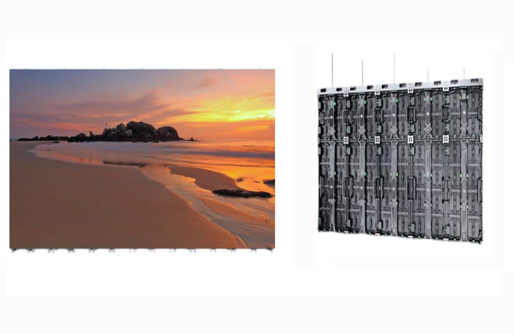 led video wall rental cost